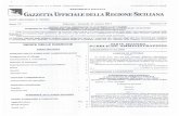 REPUBBLICA ITALIANA GAZZETTA UFFICIALE DELLA REGIONE SICILIANA · 2017-04-06 · Sped. in a.p., comma 20/c, ari. 2, I n. 662/96 - Filiale di Palermo Si pubblica di regola il venerdì