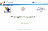 Il portale eTwinning - ipsarlestreghe.edu.it · IPSAR « LE STREGHE» BENEVENTO 16 ottobre 2017 Il portale eTwinning Antonietta Calò - Ambasciatrice Campania