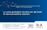 La carta geologico tecnica per gli studi di microzonazione ......La carta geologico tecnica per la microzonazione sismica (CGT_MS) Quali sono gli elementi che si devono poter desumere