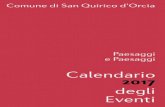 Calendario 2017 degli Eventi - San Quirico d'Orcia · 2017-02-21 · coltura e cultura dello zafferano 29 ottobre La Castagnata Tradizionale festa d’autunno a Bagno Vignoni 4 |