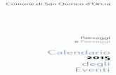 Calendario 2015 degli Eventi - Via Francigena · Sono paesaggi della storia, dell’arte, della musica, del gusto, ... L’antica tradizione dello zafferano nella gastronomia ...