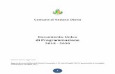 Documento Unico di Programmazione 2018 - 2020...2018 - 2020 Vedano Olona, luglio 2017 Approvato con delibera di Giunta Comunale n. 97, del 20 luglio 2017 e presentato al Consiglio