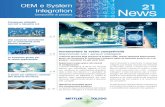 Componenti di pesatura - Mettler Toledo · 2020-02-03 · Componenti di pesatura News OEM e System Integration Prestazioni affidabili con IIoT e Industria 4.0 Una soluzione conveniente