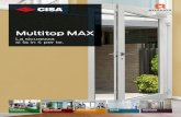 Multitop MAX - cisa€¦ · Multitop MAX Serratura multipunto con 4 catenacci a gancio per una sicurezza ai massimi livelli. ELEVATA SICUREZZA • Sistema di chiusura con 4 ganci