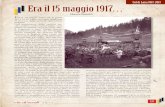 Era il 15 maggio 1917. - Eugubini nel MondoeccoliCeri.pdf · 1917-1918). Ma nel 1917 i soldati eugubini del 51° reggimen-to fanteria decisero di farla lassù, appena qual-che centinaia