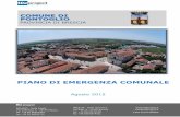 COMUNE DI PONTOGLIO · Il Piano di emergenza comunale del Comune di Pontoglio è stato definito prendendo come base di partenza di riferimento la D.G.R. 8/4732 del 16 maggio 2007,