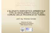 Corrado 25 febbraio 2008 - Provincia di Torino · Isolamento termico dell’involucro edilizio ... Uso di materiali eco- e bio-compatibili SISTEMA EDIILIZIO Prestazione acustica L