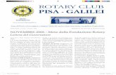 ROTARY CLUB PISA - GALILEIScambio Gruppi di Studio: programma che consente a gruppi formati da giovani persone non rotariane, già attive nei vari settori della vita economica e professio-