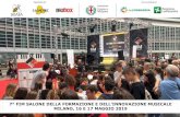 SALONE 7° FIM SALONE DELLA FORMAZIONE E …...COSA È FIM FIM - Salone della Formazione e dell'Innovazione Musicale - è l'evento italiano di riferimento per la formazione nella musica