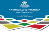 L’apporto della G tra rivoluzioni e riforme · 2019-02-12 · STEFANO MAGAUDDA, ELISABETTA VACCA, L’evoluzione del paesaggio: informatizzazione del Catasto Gregoriano e della