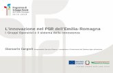 L’innovazione nel PSR dell’Emilia-Romagna · schemi di miglioramento genetico per produzioni di qualità, valorizzazione dell'agrobiodiversità . x. Miglioramento quali-quantitativo