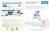 G20 OSAKA SUMMIT Guía de Español · lEsta guía es para las personas que no se encuentran muy bien durante el periodo de servicio. Sírvase utilizar esta guía cuando vaya a acceder