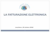 LA FATTURAZIONE ELETTRONICA - Lunghi · PDF file 2019-04-10 · Finalità e potenzialità della fatturazione elettronica Il processo prevede la veicolazione delle fatture attraverso