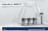 Hydro MPC - Domenicali Pompe€¦ · Dati relativi ai prodotti 7 Hydro MPC 2 Gamma dei prodotti, 50 Hz e 50/60 Hz ÀDisponibile di serie. Disponibile su richiesta. 1) Temperatura