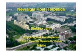 Nevralgia Post Herpetica - Onda · Prevenzione della neuropatia post herpetica Nessun trattamento ha dimostrato di prevenire in modo completo la neuropatia post-herpetica, ma alcuni