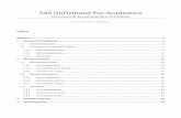 SAS OnDemand For Academics - My LIUCmy.liuc.it/MatSup/2015/A86055/ISTRUZIONI DI INSTALLAZIONE E UT… · EGBS43 - SAS Enterprise Guide: ANOVA, Regression, and Logistic Regression