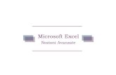 Microsoft Excel - Unicalflesca/SE/esercitazione-excel-4-avanzato.pdf · Microsoft Excel Nozioni Avanzate. Ad aree: Rappresentano il contributo che ogni serie di dati fornisce al totale,