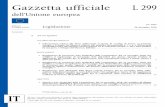 Home Page - Sipotra - Gazzetta uff iciale L 299 · 2018-11-30 · modif ica e rettif ica il regolamento di esecuzione (UE) 2015/2450 che st abilisce nor me tecniche di attuazione
