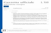 Home Page - Sipotra - Gazzetta uff iciale L 310 · 2017-11-30 · modif ica e rettif ica il regolamento di esecuzione (UE) 2015/2450 che st abilisce nor me tecniche di attuazione