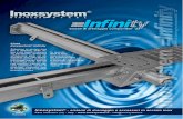 Inoxsystem-InfinityInoxsystem@ STAINLESS STEEL Linea Inoxsystem@ Infinity Soluzione in acciaio inox per il deflusso delle ac- que e dei liquidi in genere su pavimenti, destinata