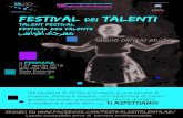 per il diritto agli studi superiori FESTIVAL DEI TALENTI · FESTIVAL DEI TALENTI Talent Festival Festival des talents a FERRARA il 27 aprile 2018 alle ore 20,30 Sala Estense (Piazza