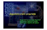 Algoritmi e loro proprietàpeople.na.infn.it/~itaco/informatica/old/Lezione_6.pdf · 2008-05-02 · Corso di Informatica - AA. 2006-2007 8 - Algoritmi e proprieta' 12 Comprensione