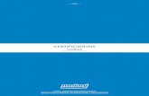 CERTIFICATIONS - Carroponti automatizzati · CERTIFICATIONS globale certificazioni-globale.pdf 1 / 24 2019-12-18. IFTIN ANIN AN STORAGE LANTS IMPIANTI I SOEAENTO OVIMENTAIONE E AGAZINAGGIO
