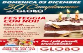 1987-2017 FESTEGGIA CON NOI! - Centro Commerciale Globo Compleanno.pdf · 2017-11-29 · festeggia con noi! super estrazione finale del concorso “compra e vinci” ore 17.00 a seguire