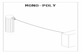 MONO-POLY - Ab Tecno · 2016-02-11 · INV.MOT.1 [OK] 4.9 INVERTI MOTORE 1 Permette di invertire il motore 1 senza dover scambiare i cavi di alimentazione OK MOTORI