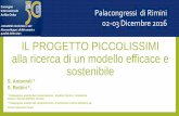 IL PROGETTO PICCOLISSIMI alla ricerca di un … Antonioli_S_ Bottini.pdfPalacongressi di Rimini 02-03 Dicembre 2016 IL PROGETTO PICCOLISSIMI alla ricerca di un modello efficace e sostenibile