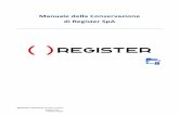 Manuale della Conservazione di Register SpA · PDF file SdI Sistema d’Inters amio per la fatturazione elettronica PA per lo scambio delle fatture e delle relative notifiche/ricevute