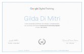 Gilda Di Mitri - officina monastica · President — Google EMEA ID certificato: gle Digital Training riceve il presente certificato che attesta il completamento con SUCCeSSO dell'esame