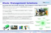 140827 Waste Management Solutions - TagItalia€¦ · Waste Management Solutions Una soluzione per la gestione parco mezzi che utilizza la tecnologia RFID semi attiva 2.45GHz di TagMaster