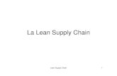Lean Supply Chain - UNIVPM Lean Supply Chain 5 The Dynamics of Lean To only one pacemaker process With just the right Standard Inventory of:-Cycle stock Buffer stock and Safety stock