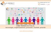 CRM TRENDS IN ITALIA: tecnologie, organizzazione, processi ... Osservatorio CRM & SOCIAL CRM 2017 La