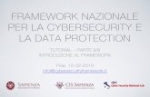FRAMEWORK NAZIONALE PER LA CYBERSECURITY E LA DATA … · la data protection tutorial –parte 3/6 introduzione al framework pisa, 12-02-2019 info@cybersecurityframework.it. framework