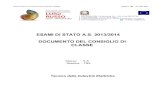 ESAMI DI STATO A.S. 2013/2014 DOCUMENTO DEL …Esame di Stato a.s. 2013-2014: Documento del 15 Maggio Classe V TIEL – a.s. 2013-2014 4 A4. Presentazione del profilo professionale