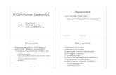 Il Commercio Elettronico - Moreno Marzolla Home Page€¦ · Il Commercio elettronico Moreno Marzolla Tecnologie Web 18 Di cosa stiamo parlando Commercio Elettronico (E-Commerce)