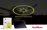 SOLARE TERMICO · PDF file 2018-08-07 · solare è più produttivo e conveniente. PERCHÉ NON SFRUTTARE QUESTO GRANDE VANTAGGIO? Nel Nord Italia (fascia con 1200 kWh/m2/ anno) per