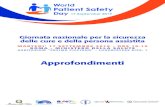 Giornata nazionale per la sicurezza delle cure e della ...€¦ · Sicurezza del Paziente e le ricadute nelle Aziende Sanitarie Regionali”, promosso dal Centro Regionale Rischio