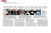 LA GAZZETTA DELL - Fidas Emilia Romagna · I ontenuti della ampagna e i dati 2018 sulla donazione di sangue in Emilia-Romagna, on l’andamento del primo trimestre 2019, sono stati