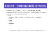 Tomcat – struttura delle directoryivan.scagnetto/lato_server/J2EE2.pdf · Complementi di Tecnologie Web – M. Franceschet, V.Della Mea e I.Scagnetto, a.a. 2011/12 - 10 Tomcat –
