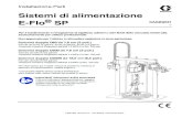 Sistemi di alimentazione E-Flo SP€¦ · Piastra EPDM 200L, 240 V, con ADM. 2. Configurare il pistone tandem "B" - Pistone E-Flo SP senza ADM (quantità 1 per ogni sistema tandem).