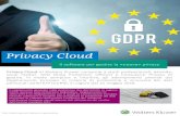 Privacy Cloud - software.wolterskluwer.it · Il regolamento generale sulla protezione dei dati (RGPD, in inglese GDPR, General Data Protection Regulation - Regolamento UE 2016/679)