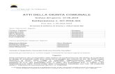 ATTI DELLA GIUNTA COMUNALE - Comune di Ferrara · con delibera di G.C. del 19 febbraio 2002 P.G. n. 2631 è stata approvata una convenzione con A.C.E.R. Ferrara per la gestione dell’attività
