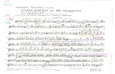 Antonio Vivaldi (1678-1741) CONCERTO in Mi · PDF file 2015. 6. 26. · Antonio Vivaldi (1678-1741) CONCERTO in Mi maggiore per violino, archi e órgano "LA PRIMAVERA,, o P. vm n.