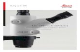 Linea StereoZoom Leica S6 E... · 2019. 6. 18. · 8 LINEA STEREOZOOM® LEICA Il grande campo dell‘oggetto della linea StereoZoom® fornisce un‘immagine chiara e nitida. In tal