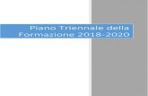 Piano Triennale della Formazione 2018-2020 · 2017. 7. 28. · Consiglio Nazionale delle Ricerche Piano Triennale della Formazione 2017-2019 1 . Occorre realizzare . dei percorsi