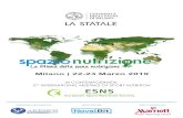 Milano | 22-23 Marzo 2019 - Spazio Nutrizione · Focus sulle proprietà e le Ambra Morelli 18.40 Chiusura dei lavori 17.20 Disidratazione: conseguenze metaboliche e cognitive evidenze