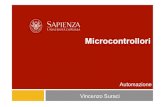 Automazione Vincenzo Suracidiag.uniroma1.it/~deluca/automation/Automazione_Microcontrollori.… · Dicesi PROCESSORE una tipologia di dispositivo hardware dedicato all'esecuzione